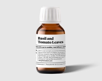 Basilikum und Tomatenblätter Professionelles Duftöl