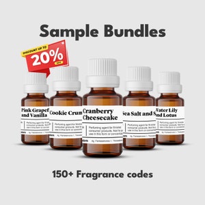 5x-25x Fragrance Oils Sample Bundles 10g image 1