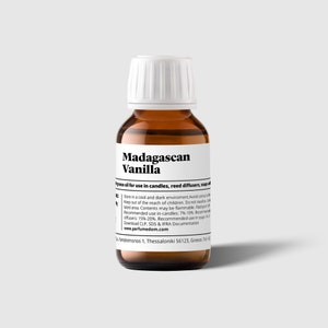 Madagascan Vanilla Professional Grade Fragrance Oil for candles, diffusers, soaps and lotions