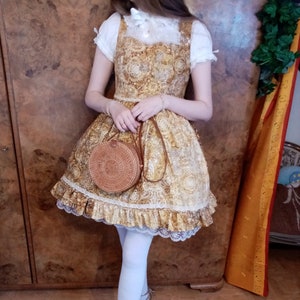 Lolita Amber JSK by Viviana Iris Kawaii Jfashion Fairy Kei Classic Lolita Country Lolita Dress Steampunk
