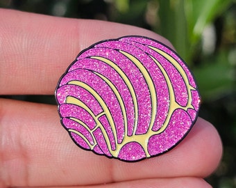 Pink Concha Enamel Pin