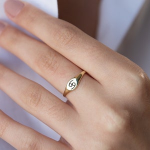 Handmade Tiny Zodiac Ring, Minimalist Personalized Zodiac Ring • Custom Jewelry • Silver, Gold and Rose Gold Gifts for Her • Custom Zodiac