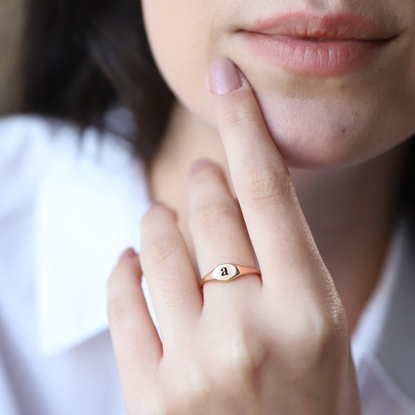 Initial Ring - Etsy