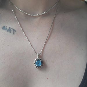 Custom Morse Code Necklace: Sterling Silver Hidden Message Jewelry - Etsy