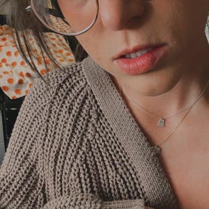 Sterling Silver Tiny Ghost Necklace: Halloween Spooky Boo Emoji