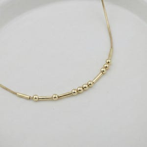 Custom Morse Code Necklace: Sterling Silver Hidden Message Jewelry - Etsy