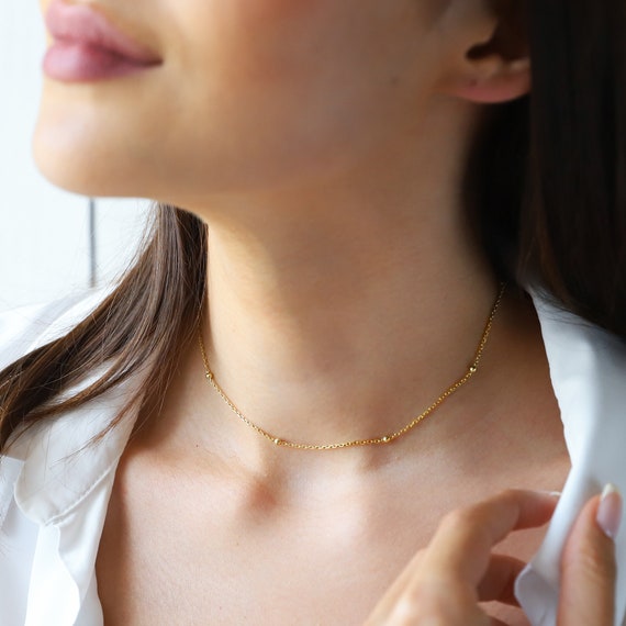 Women's everyday 2024 gold necklace