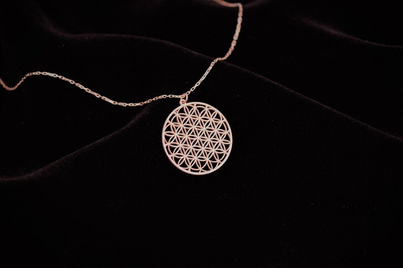 Flower of Life Flower of Life Necklace Flower of Life Etsy