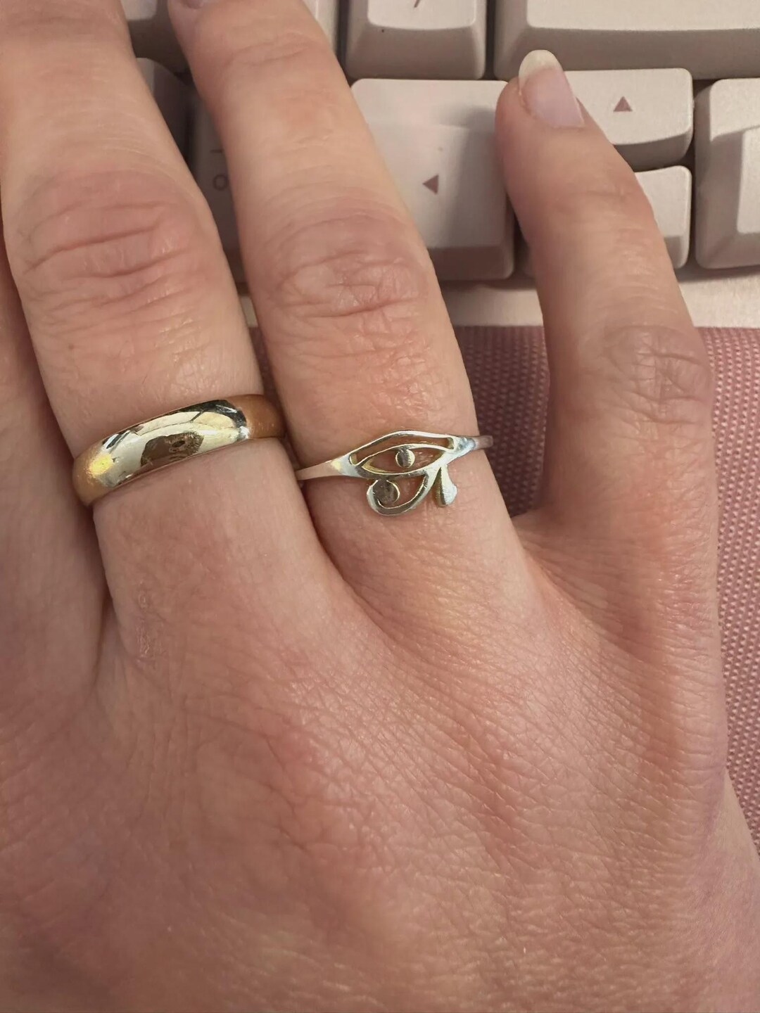 Ojo Horus Anillo De Rah Anillo Ojo De Horus • Anillo Mandala Plata