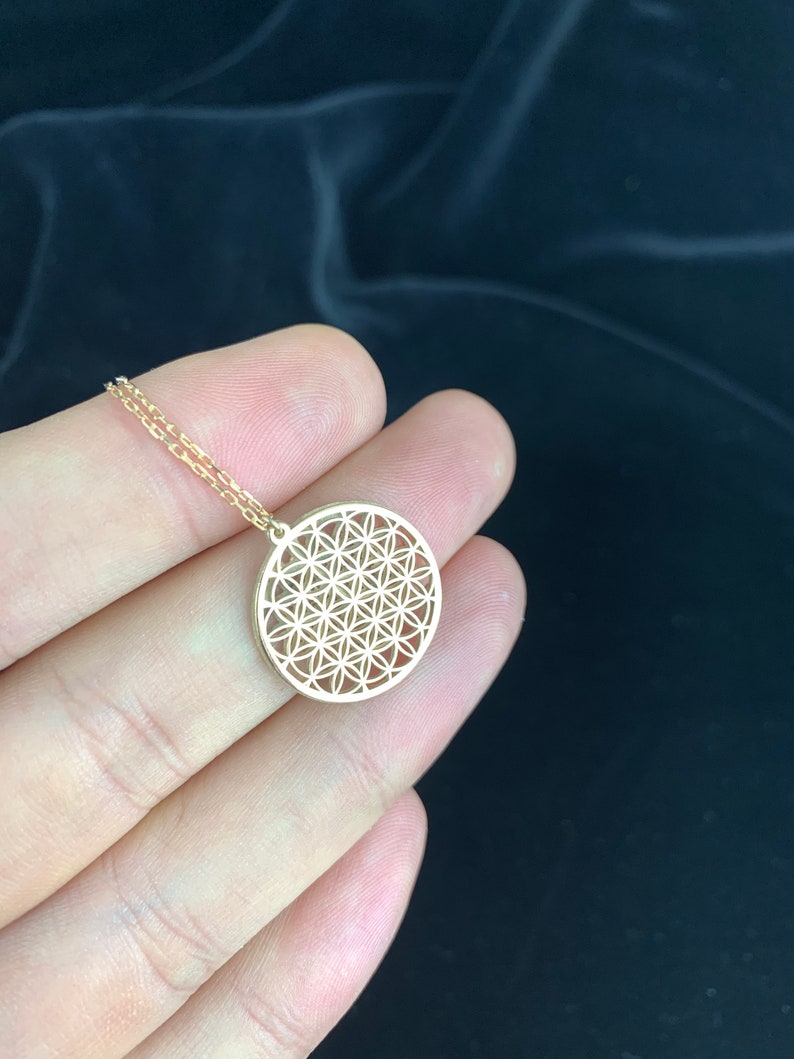 Flower of Life Flower of Life Necklace Flower of Life Etsy