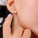 Gold Arabic Earrings
