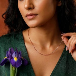 Different Style Foxtail Chains: Sterling Silver, Gold and Rose Gold Necklace
