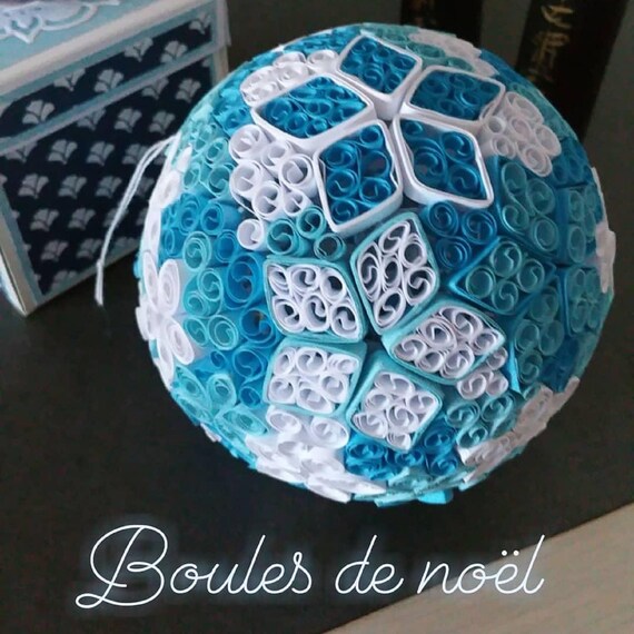 Christmas Ball Quilling Paper