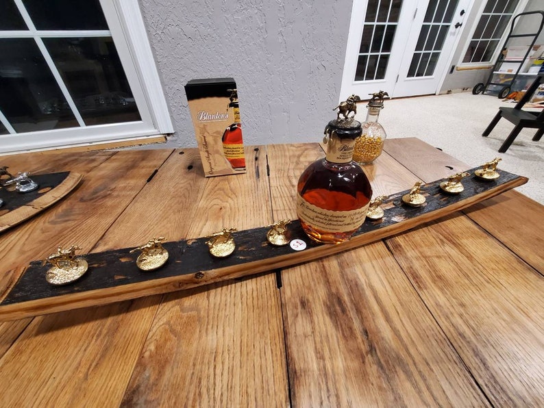 Blanton/'s stopper barrel GRAND stave display wood bourbon Blantons cork horse whiskey glorifier SAVE with Minor Defects
