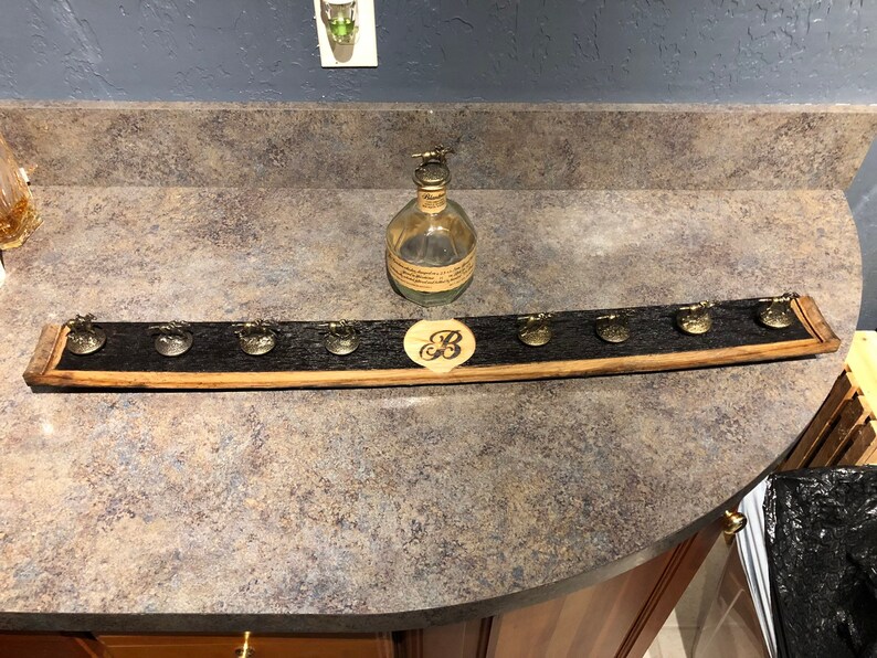 GRAND STAVE Blanton's Bourbon bottle and stopper dispay Etsy