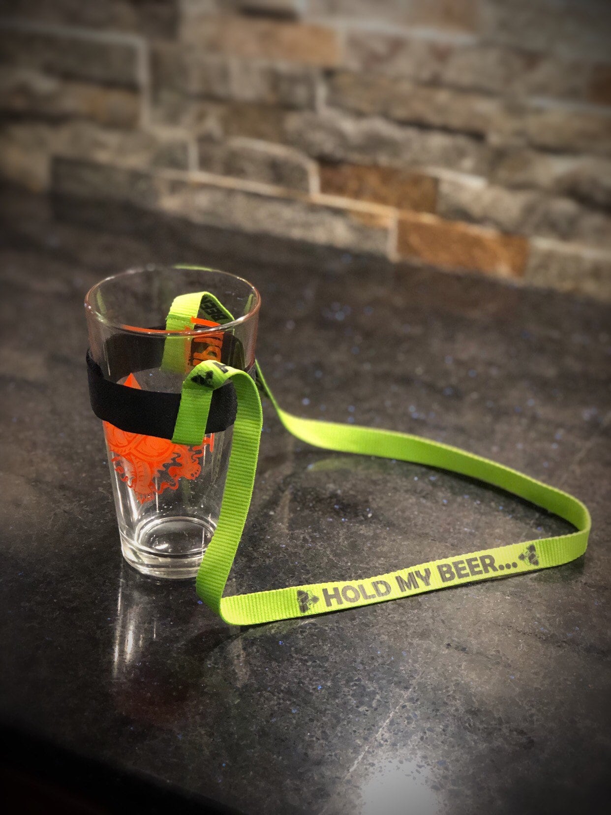 Beer Festival Lanyard Glass Harness Sling “Hold My Beer” Pint Beerfest Wine Necklace Garden stocking stuffer white elephant gift exchange