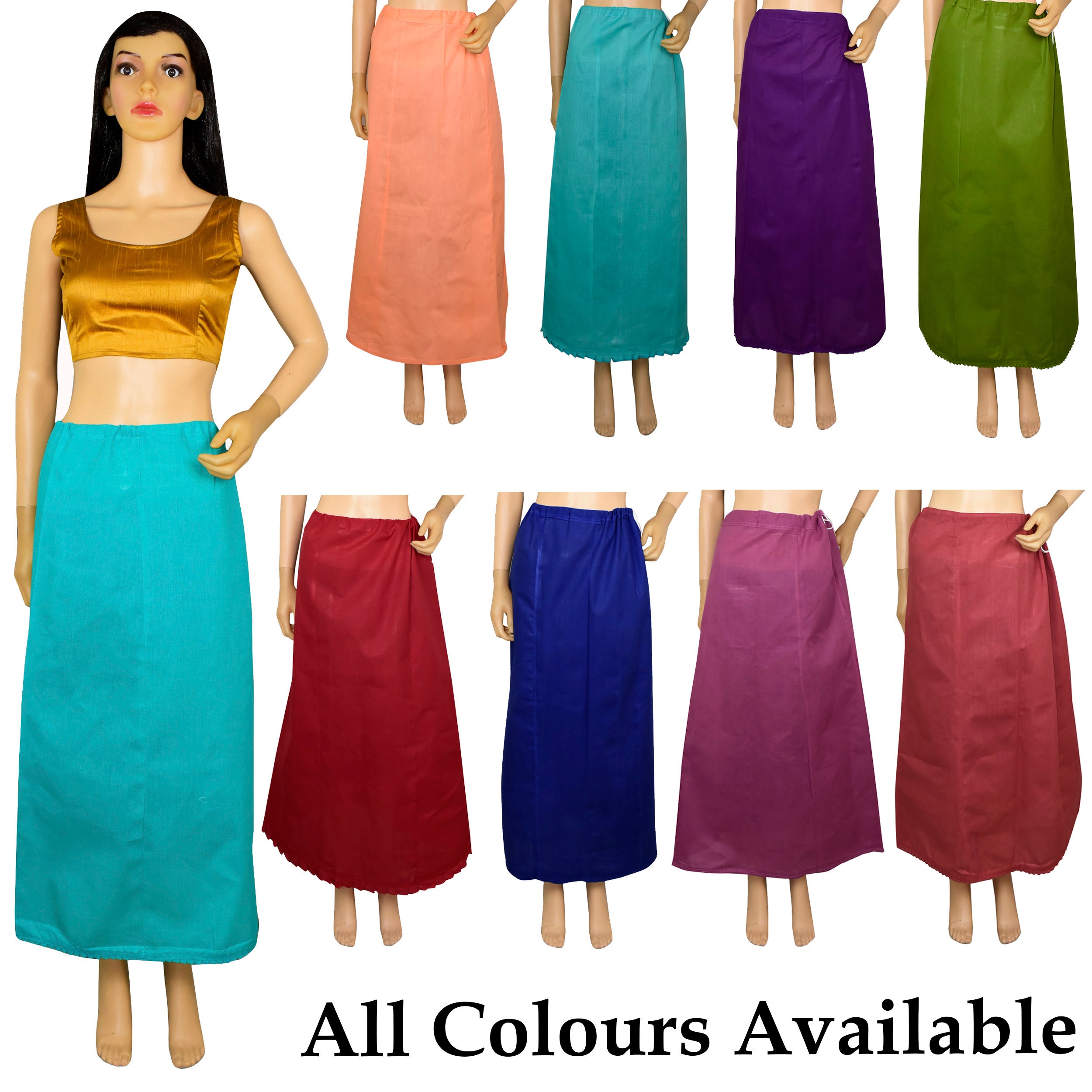 Cotton Saree Women Petticoat Indian Underskirt Skirt Sari Summer Special  Inskirt