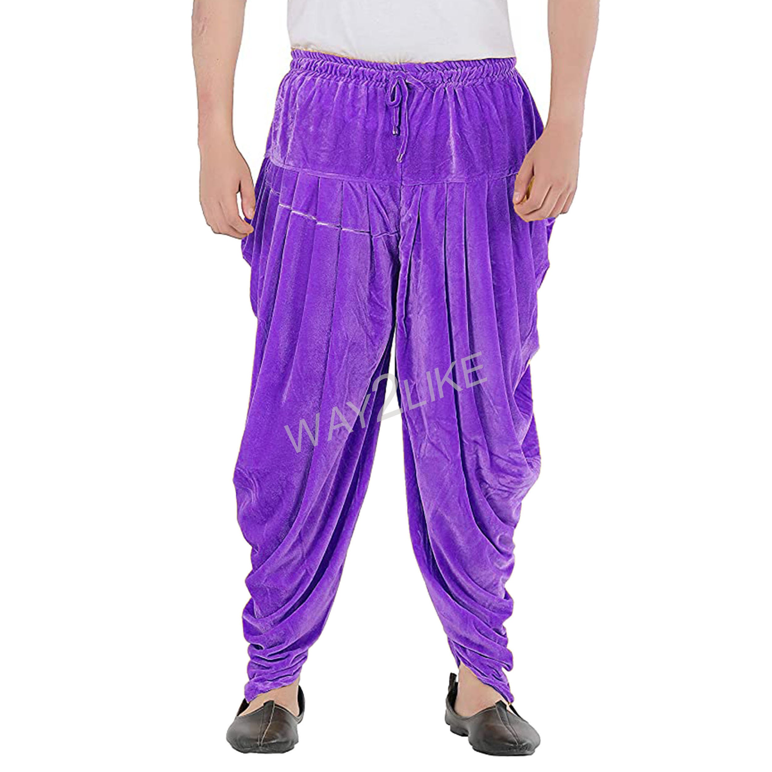 Amazon.com: Royal Kurta Men's Silk Blend Baggy Patiala Salwar Pant's for Men  (White) : Clothing, Shoes & Jewelry