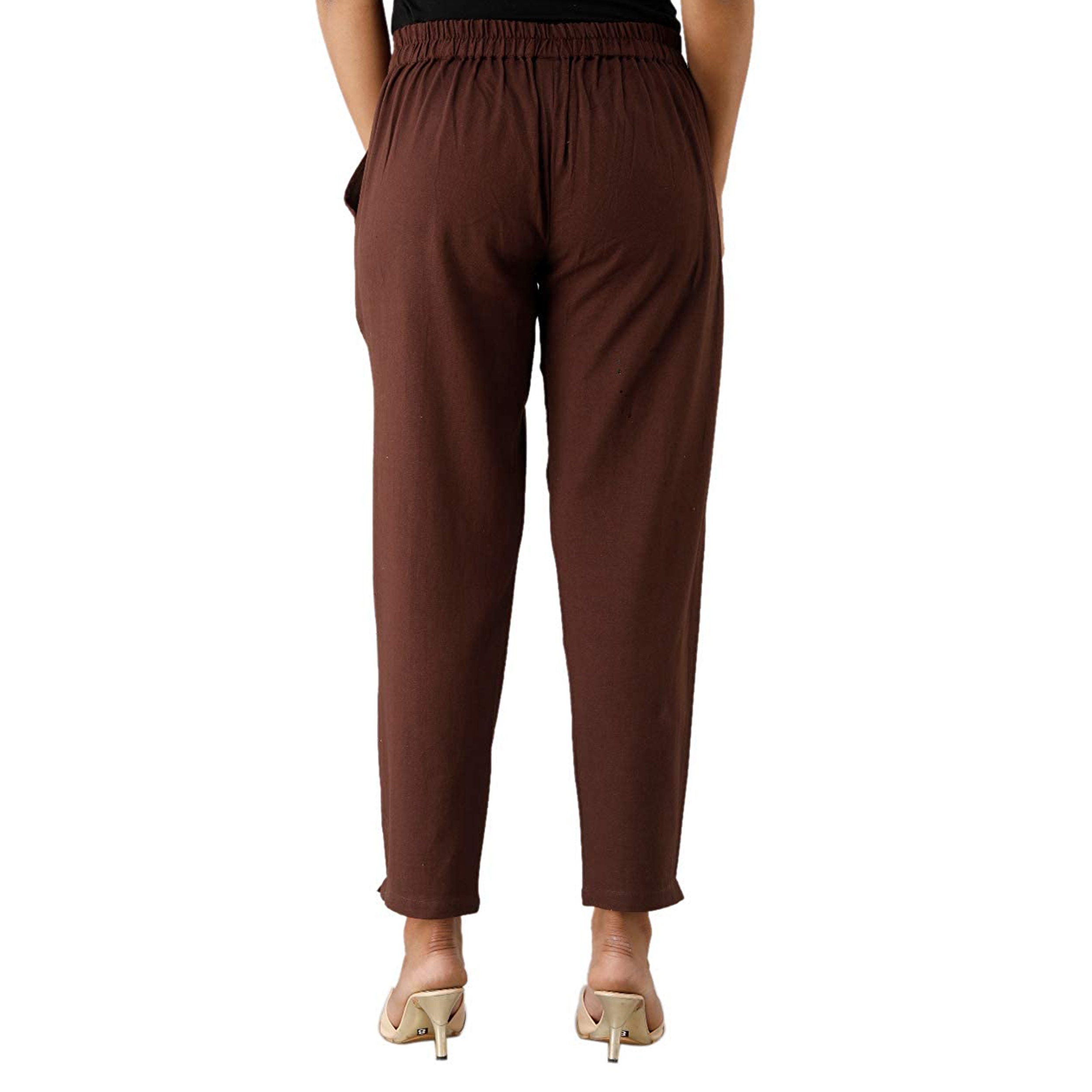 Buy Women's Clothing Regular Fit Cotton Trouser Pant Full Stitched