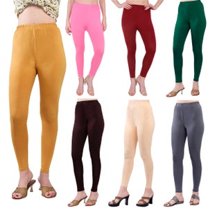Leggings brillantes de cintura alta para mujer, pantalones plateados,  elásticos, ropa de calle metálica