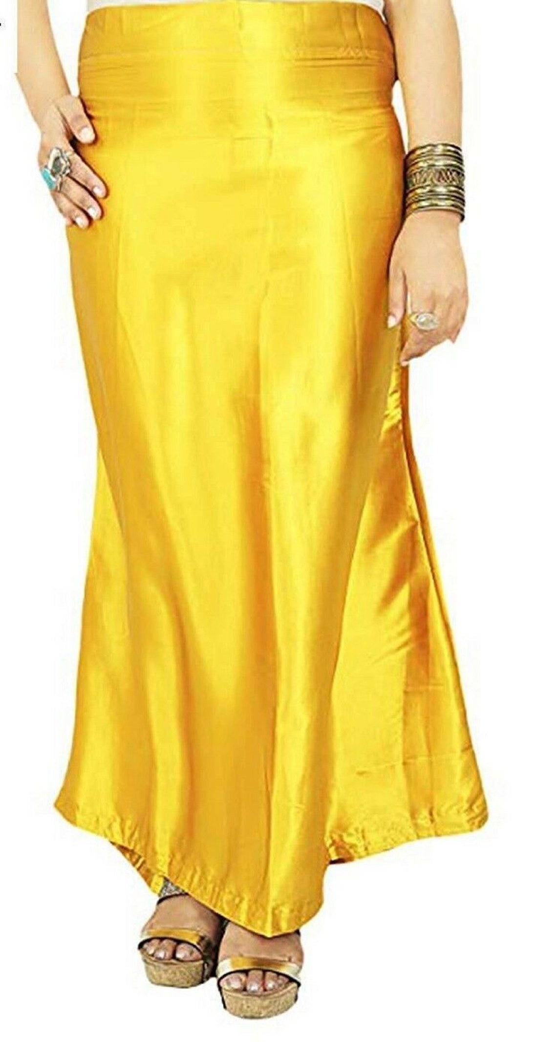 satin under skirt
