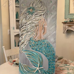 Mermaid painting on wood!