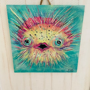 Puffer fish original painting