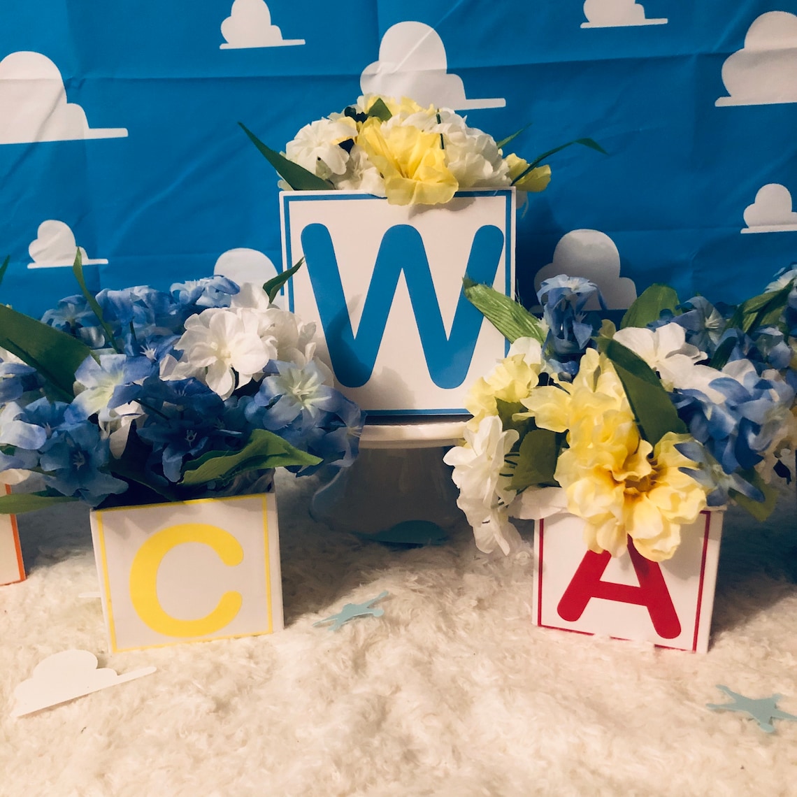 It's a Boy Story Centerpieces Etsy