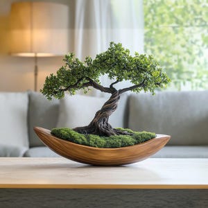 Handgefertigt Bonsai Aquarium Treibholz Zimmerpflanzen Pflanzer Wohnkultur Handgemacht Hölzern Kunst Rustikal Meditation Geschenk Einweihungsparty Geschenk Individuelles Geschenk