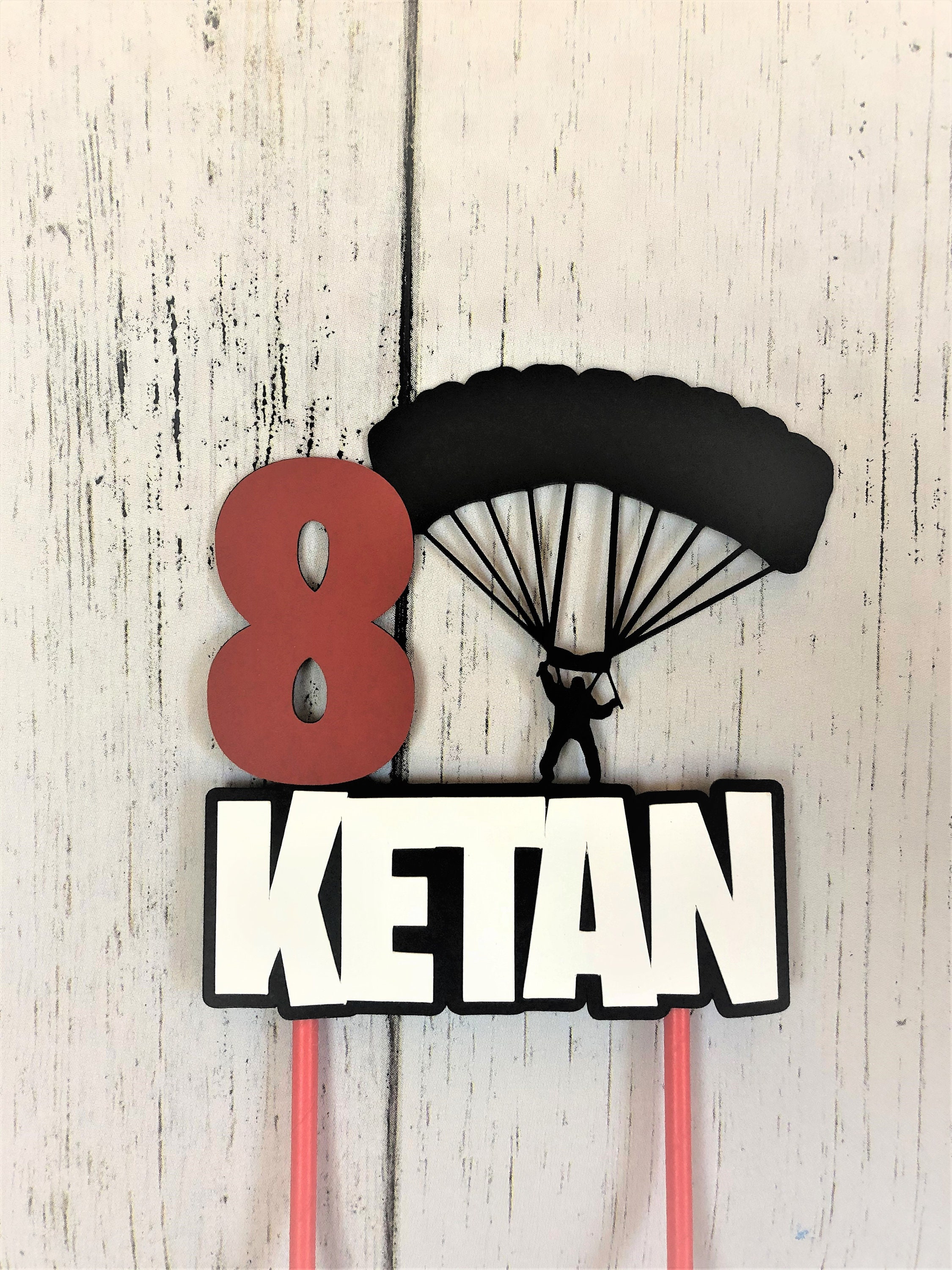 Heavy Cardstock Gamer Cake Topper