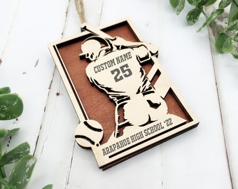 2025 Personalized  Baseball Player Gift / Sport Jersey / Baseball Christmas / Custom Jersey / Baseball Ornament / Baseball Tag / Bag tag