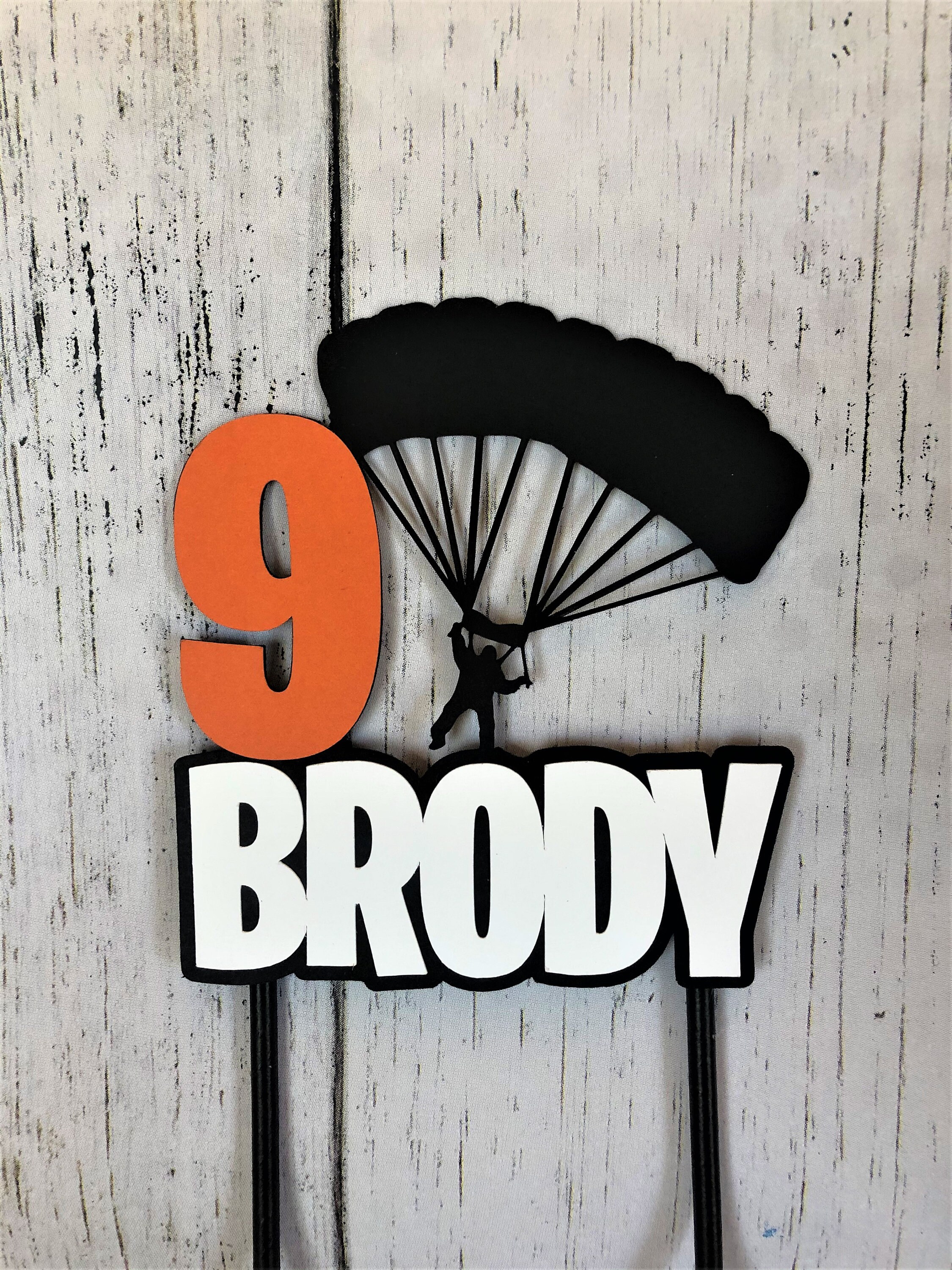 Heavy Cardstock Gamer Cake Topper