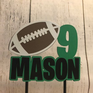 Football Cake Topper