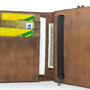 porte feuille en cuir