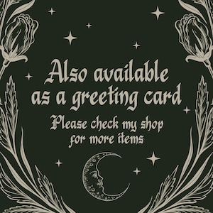 Witchy Art Print, Dancing Print, Wild Women Art, Moon Phase Print, Solstice Decor, Friendship Art Print, Sisterhood Art, Gifts For Witches image 9
