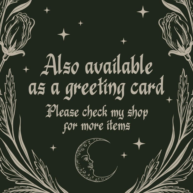 Witchy Art Print, Dancing Print, Wild Women Art, Moon Phase Print, Solstice Decor, Friendship Art Print, Sisterhood Art, Gifts For Witches image 9