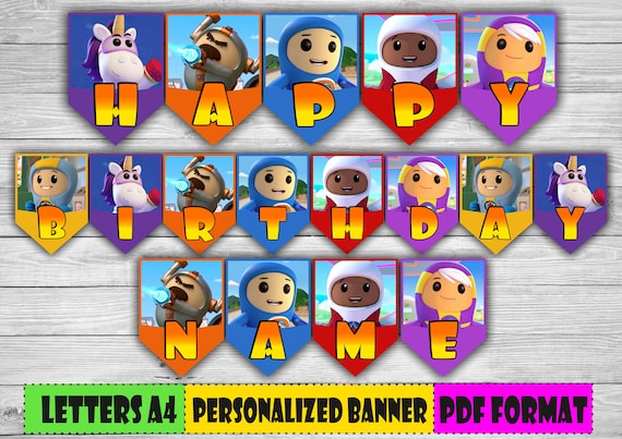 Go Jetters Custom Personalize Birthday Party Favor Gift T-Shirt