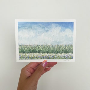 Along the Way - Midwest Collection Farming Corn Field Landscape