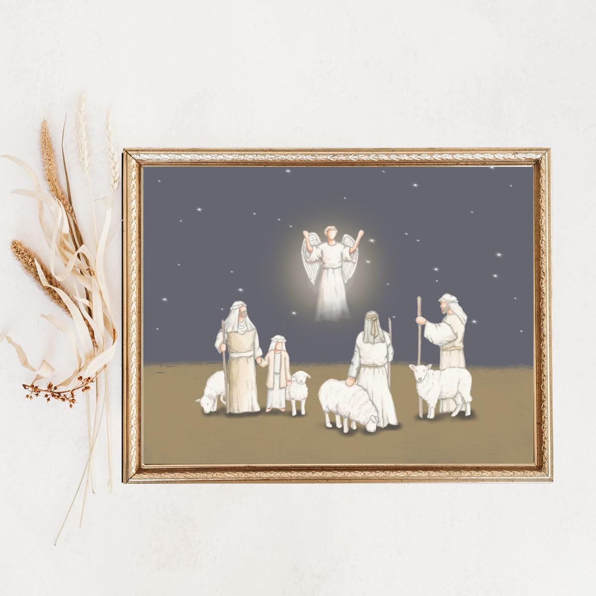 イエス誕生物語 キリスト降誕 賢者 クリスマス 宗教的芸術作品 - Etsy 日本