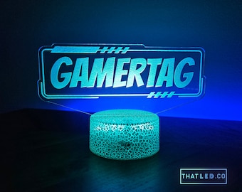 New Futuristic Border Style - Custom Gaming LED Light - Tons of Options - Great Gift For Streamers, Gamers, Groomsmen, and Game Room
