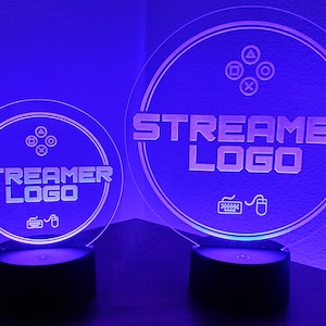 Customized Round Backlit LED For Streamers and Gamers