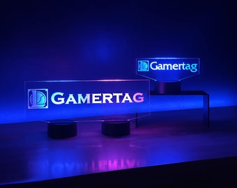 Custom League of Legends Inspired LED with Gamertag - For Streamers and Gamers