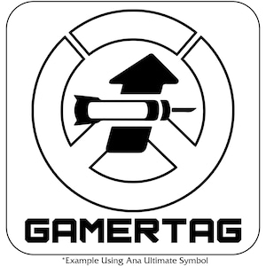 FPS Game Inspired Backlit LED W/ Custom Gamertag - Character Symbol or ...
