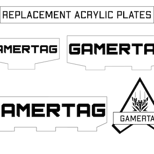 Replacement Acrylic Plate with Custom Engraving