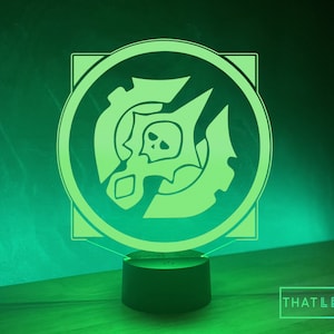 Custom MMORPG Classic Game Inspired Single Base LED - For Streamers and Gamers