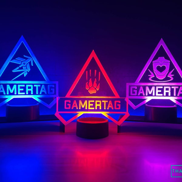 Battle Royal Inspired LED w/ Custom Gamertag - Character Ultimate Included