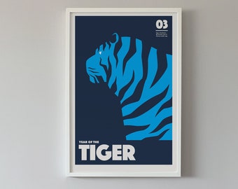 Chinese Zodiac Tiger Print