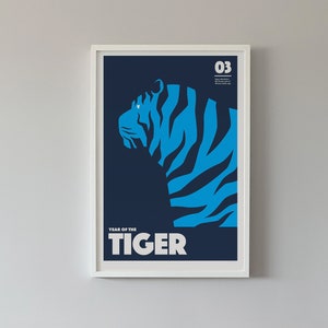 Chinese Zodiac Tiger Print