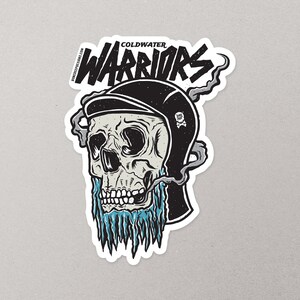 Cold Water Warrior Surf Decal