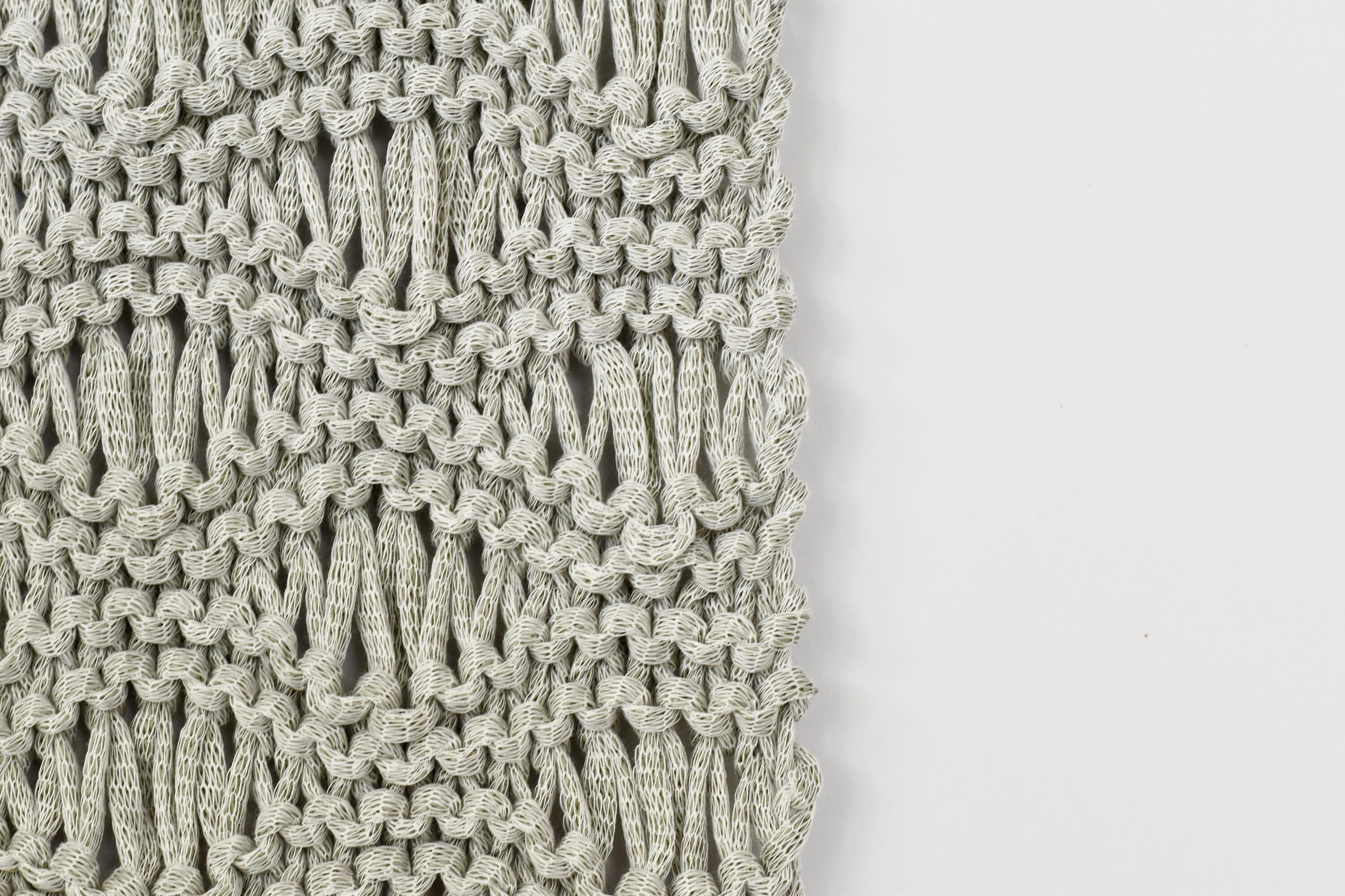 Knit Wall Hanging Wave Texture Wall Decor Knit Wall Decor Boho